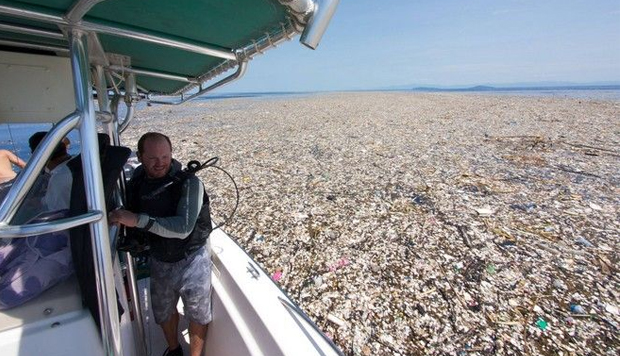 Θάλασσα από πλαστικά: Όταν το νερό έχει αντικατασταθεί από μπουκάλια και σακούλες