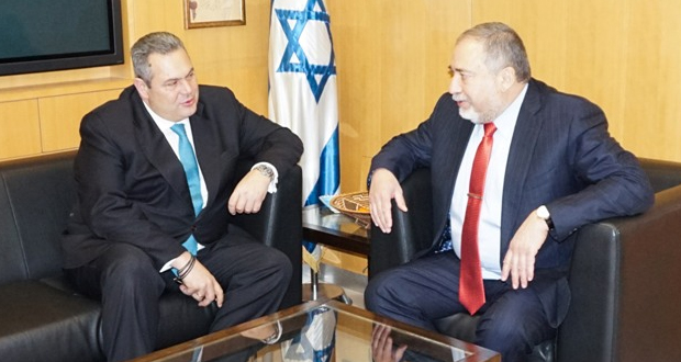 Η αμυντική συνεργασία στη συνάντηση Π. Καμμένου με τον Ισραηλινό ομόλογό του Ισραήλ Avigdor Liberman