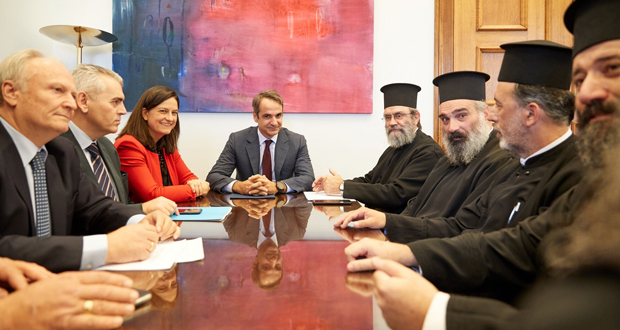 Μητσοτάκης: Θλίβομαι για το ότι η ηγεσία της Εκκλησίας της Ελλάδας τελικά χρησιμοποιήθηκε από τον κ. Τσίπρα