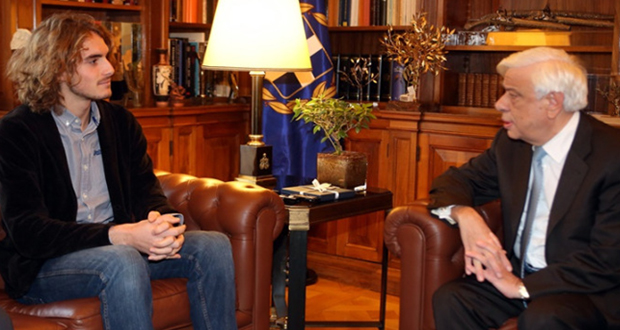 Στο Προεδρικό Μέγαρο ο Τσιτσιπάς: «Θέλω να πάω στους Ολυμπιακούς Αγώνες του Τόκιο με την Ελλάδα»