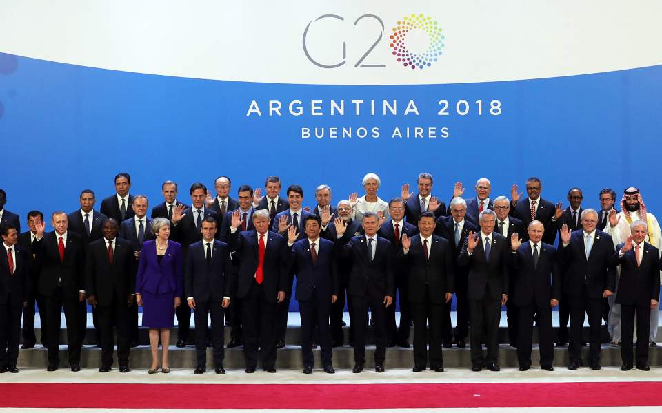 G20-ανακοινωθέν: Επικαλούνται «εμπορικά προβλήματα», «ναι» πλην ΗΠΑ στη συμφωνία για το κλίμα