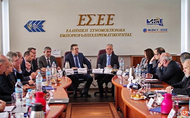 Συνάντηση του Αντιπροέδρου της Κυβέρνησης και Υπουργού Οικονομίας και Ανάπτυξης με το Δ.Σ. της ΕΣΕΕ