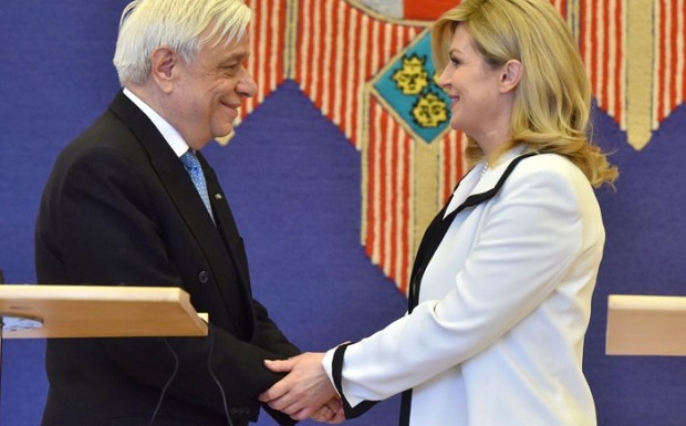 Σημεία Δηλώσεων του Προέδρου της Δημοκρατίας κ. Πρ. Παυλόπουλου κατά τη συνάντησή του με την Πρόεδρο της Δημοκρατίας της Κροατίας κ. Kolinda Grabar-Kitarović