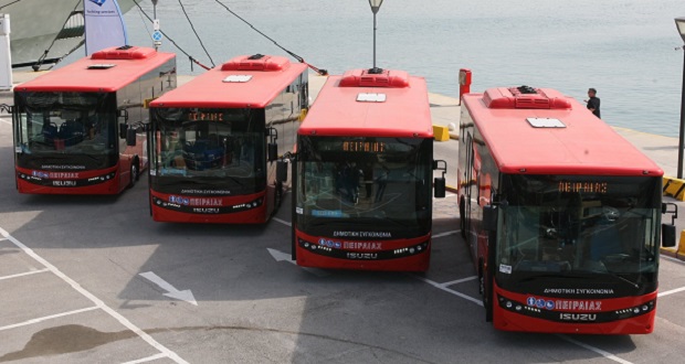 ΠΑΡΕ ΤΟ ΚΟΚΚΙΝΟ! – Παρουσίαση νέων λεωφορείων Δημοτικής Συγκοινωνίας Πειραιά