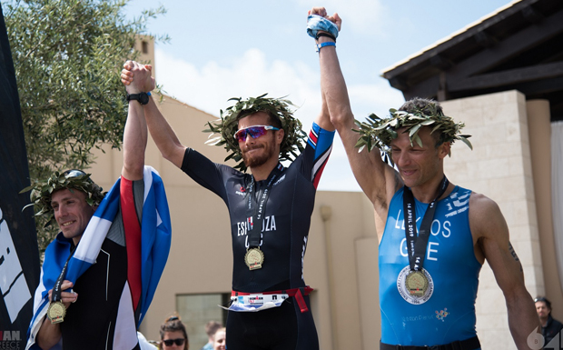 Στο βάθρο των νικητών του Ironman 70.3 Greece, Costa Navarino o OΠΑΠ Champion Γρηγόρης Σουβατζόγλου