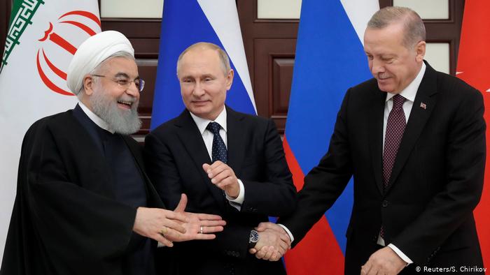 Επαφές Πούτιν-Ερντογάν-Ροχανί για Συρία