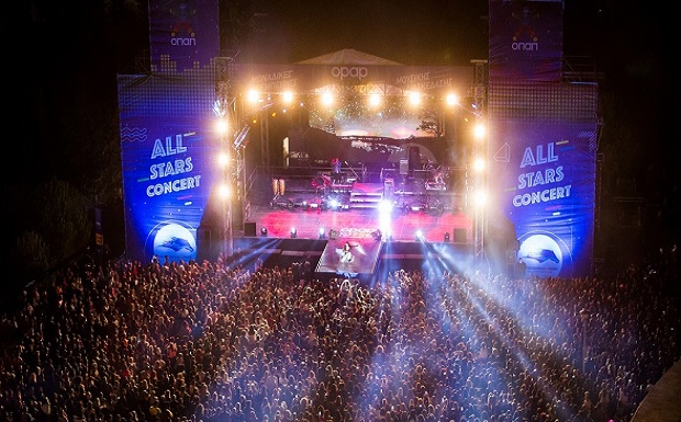 Αll Stars Concert: Σάκης Ρουβάς, Έλενα Παπαρίζου και Ελένη Φουρέιρα ξεσήκωσαν περισσότερους από 12.000 θεατές στο Μarkopoulo Park – Δείτε τι έγινε στο show της χρονιάς από τον ΟΠΑΠ