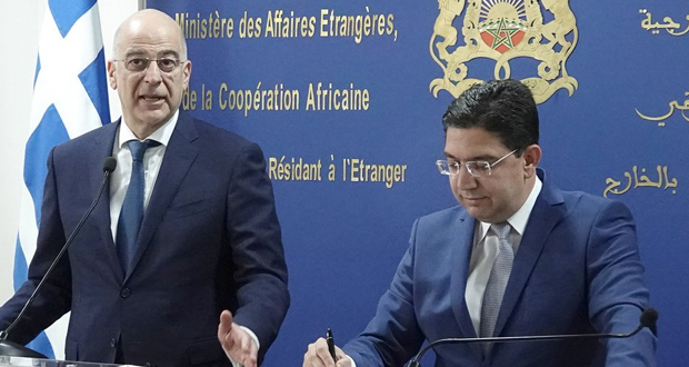 Δήλωση υπουργού Εξωτερικών, Νίκου Δένδια, μετά τη συνάντησή του με τον υπουργό Εξωτερικών του Μαρόκου