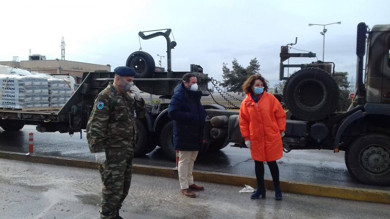 25 τόνοι τσιμέντου απο Μητροπολιτική Ενότητα Θεσσαλονίκης στα στρατόπεδα του Έβρου