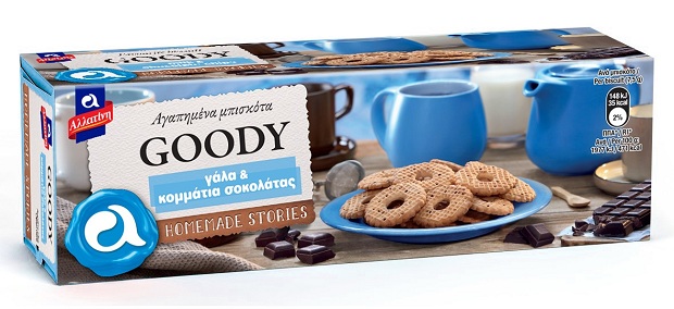 Η αγαπημένη οικογένεια μπισκότων GOODY μεγαλώνει – Νέα γεύση με γάλα και κομμάτια σοκολάτας!