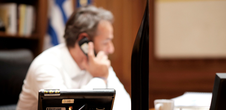 Τηλεφωνική επικοινωνία του πρωθυπουργού με τον διάδοχο του θρόνου του Άμπου Ντάμπι