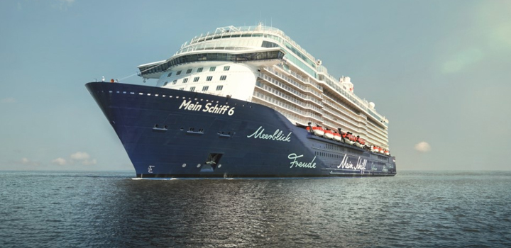 TUI Cruises: Το Mein Schiff 6 έφτασε σήμερα στον Πειραιά