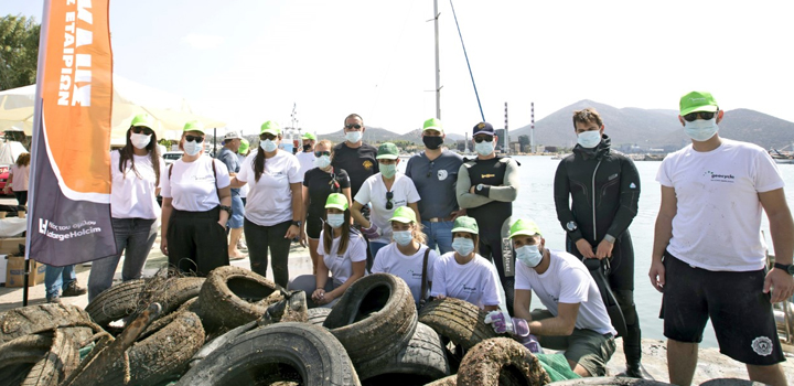 Ο Όμιλος ΗΡΑΚΛΗΣ υλοποιεί εθελοντική περιβαλλοντική δράση στο Αλιβέρι Ευβοίας