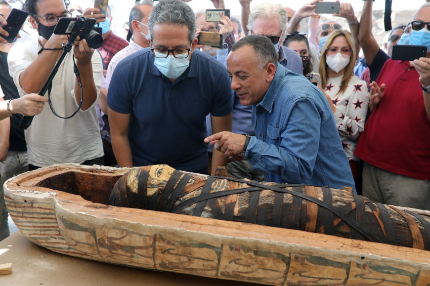 Ανακαλύφθηκαν 59 σαρκοφάγοι στη Νεκρόπολη της Σακκάρα – Η μεγαλύτερη αρχαιολογική ανακάλυψη της Αιγύπτου για το 2020