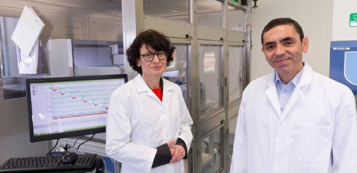 Το ζευγάρι των Τούρκων ερευνητών πίσω από το εμβόλιο των Pfizer και BioNTech