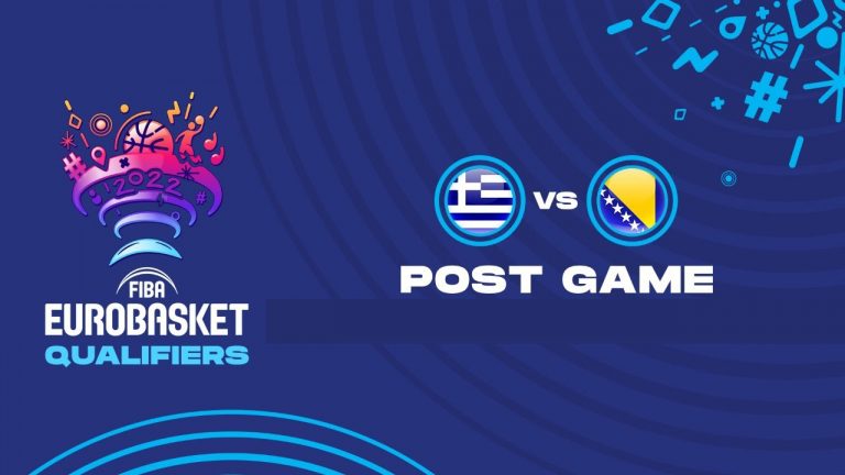 LIVE: ΕΛΛΑΔΑ – ΒΟΣΝΙΑ (ΠΡΟΚΡΙΜΑΤΙΚΑ EUROBASKET 2022 – ERT3)