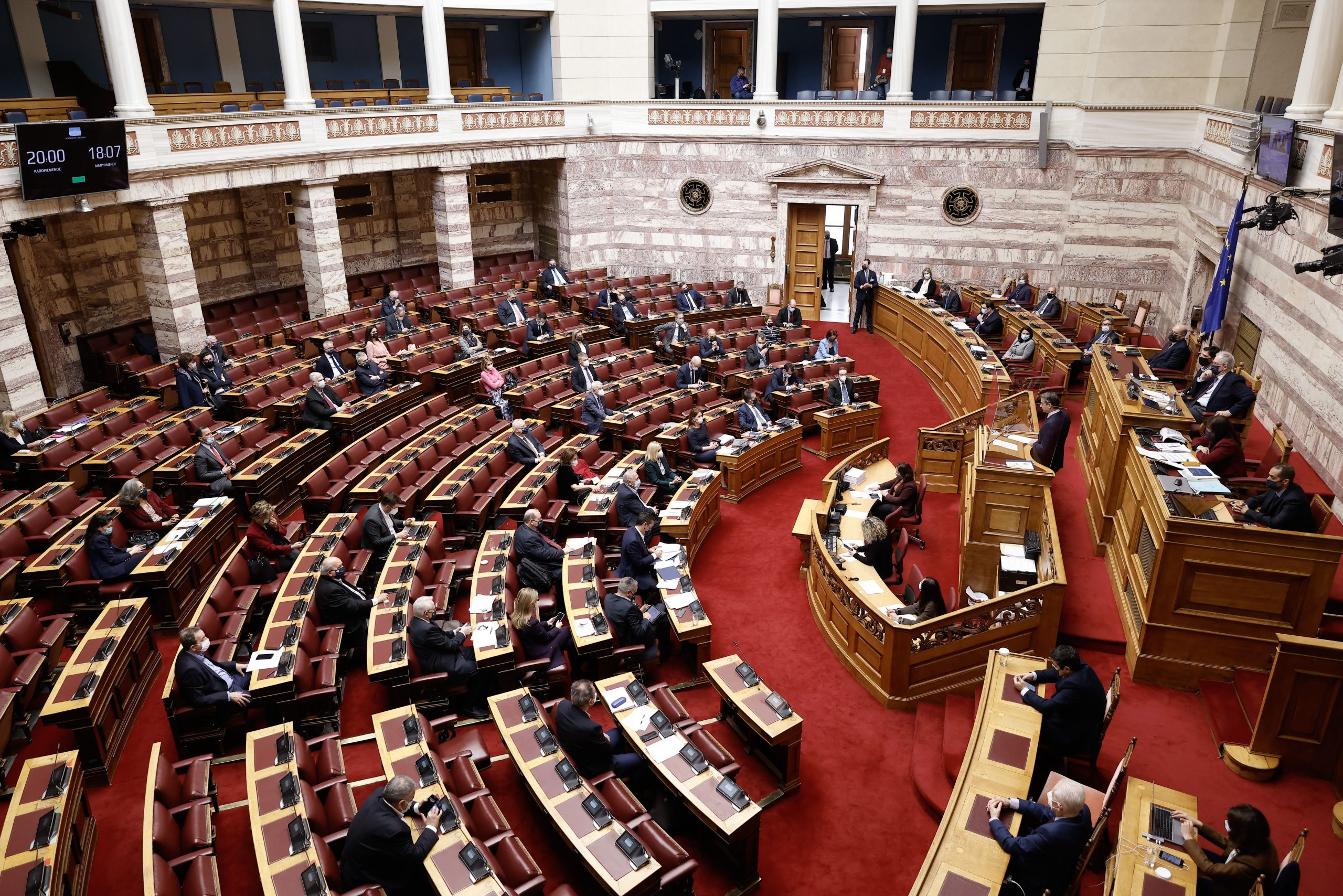 Βουλή: Με τις ψήφους της ΝΔ η έγκριση του ν/σ του υπουργείου Εθνικής Άμυνας