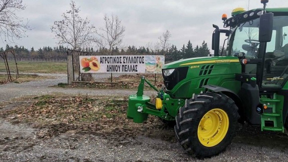 Κινητοποίηση αγροτών της Περιφερειακής Ενότητας Πέλλας με τα τρακτέρ τους