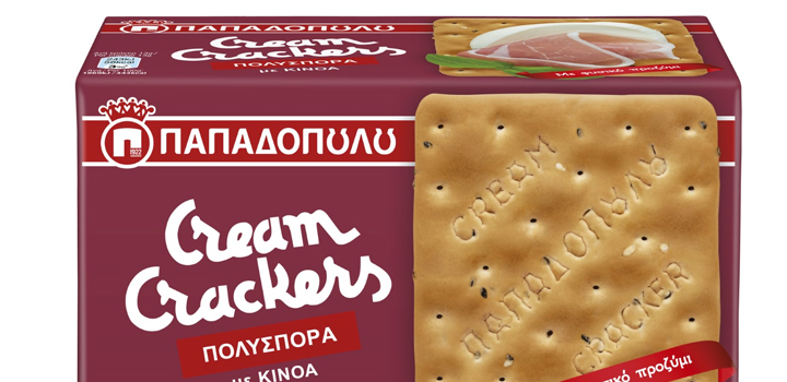 Νέο Προϊόν Cream Crackers Πολύσπορα (SPOT)