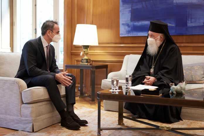 Συνάντηση του Πρωθυπουργού αύριο με τον Αρχιεπίσκοπο Ιερώνυμο
