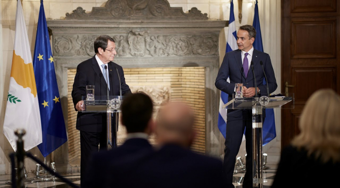 Κυρ. Μητσοτάκης: Ελλάδα και Κύπρος πορεύονται πάντα με στόχο τη σταθερότητα και την ασφάλεια στην Αν. Μεσόγειο (βίντεο)