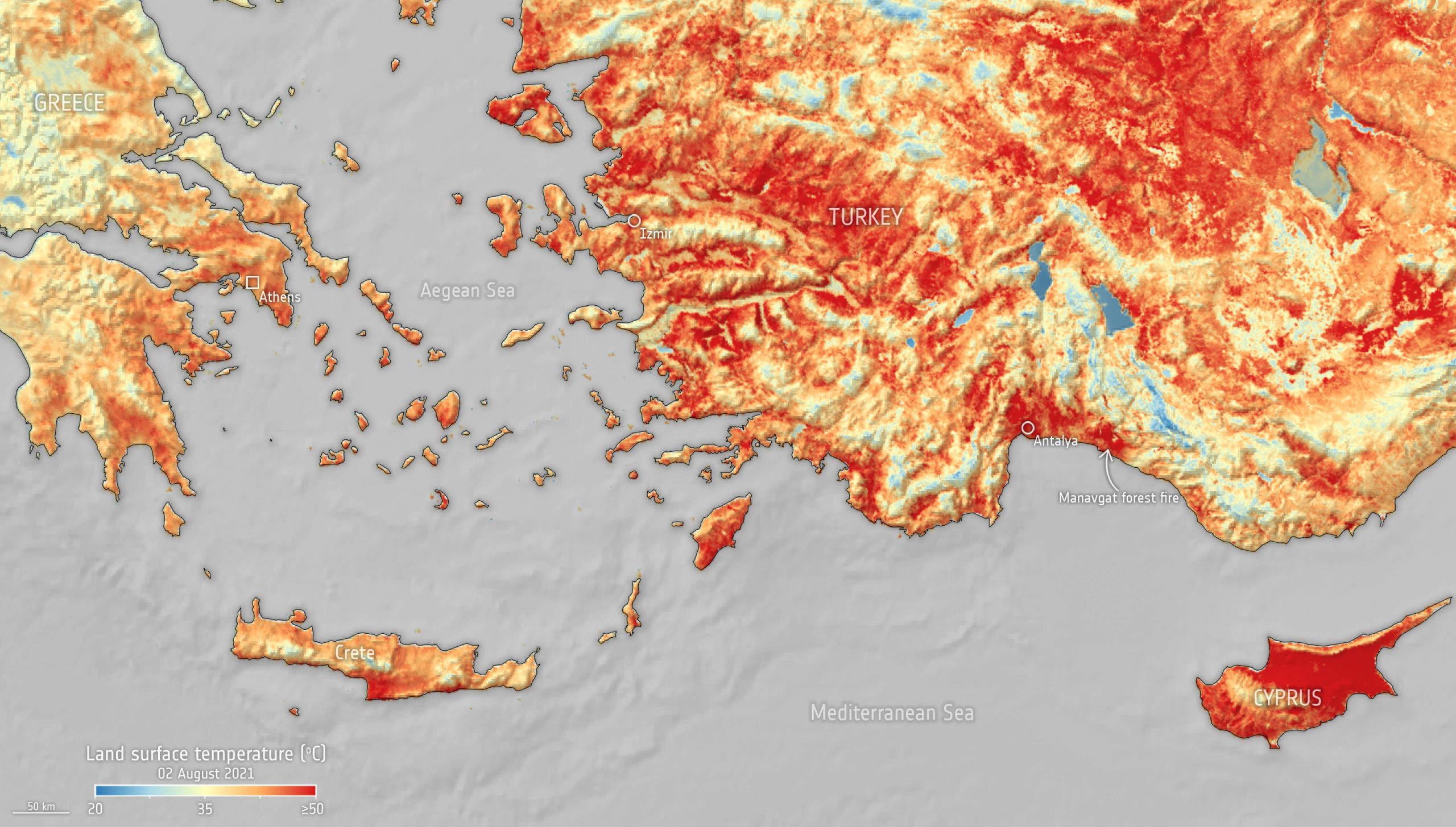 ΕΕ: Copernicus: Η Μεσόγειος έχει εξελιχθεί σε hotspot πυρκαγιών