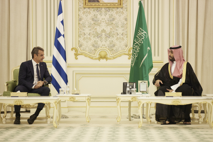 Μητσοτάκης – Mohammed bin Salman bin Abdulaziz Al Saud: Συζητήσεις για επενδύσεις, ενέργεια, τουρισμό και άμυνας