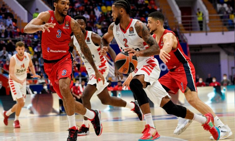 Ήττα (88-82) για τον Ολυμπιακό στη Ρωσία