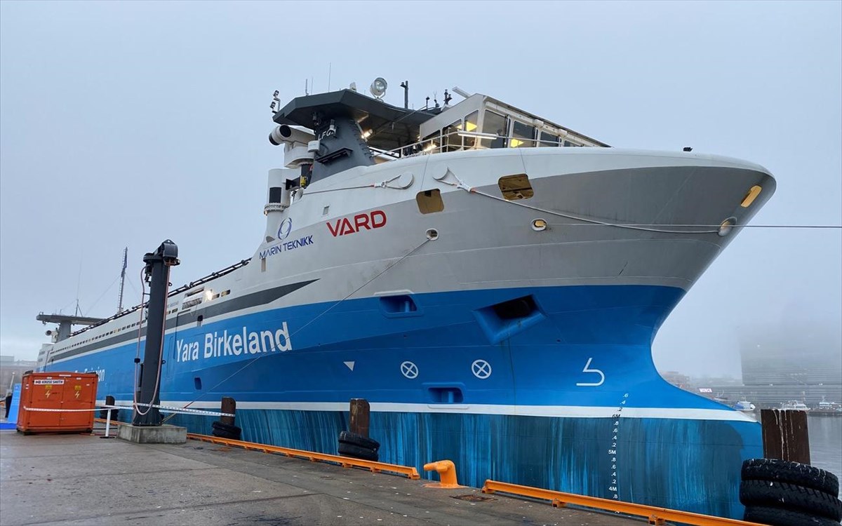 Το πρώτο ηλεκτρικό φορτηγό πλοίο δρομολογήθηκε στη Νορβηγία – Στόχος το μηδενικό πλήρωμα
