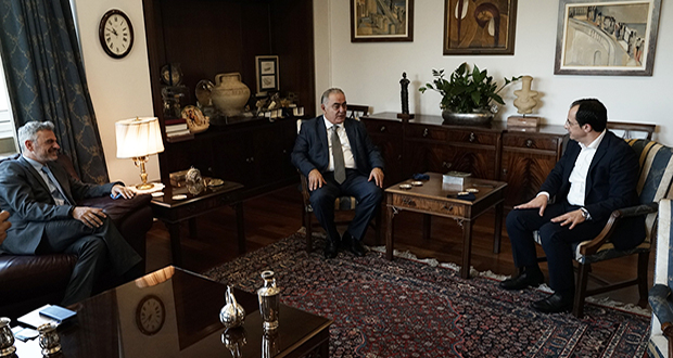«Συνάντηση του Προέδρου της ΚΕΕΕ & του ΕΕΑ, Γ. Χατζηθεοδοσίου, με τον Υπουργό Εξωτερικών της Κύπρου, Ν. Χριστοδουλίδη»