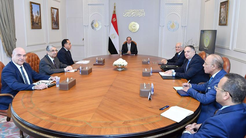 Συνάντηση του Προέδρου της Αιγύπτου με τον κ. Δημήτρη Κοπελούζο