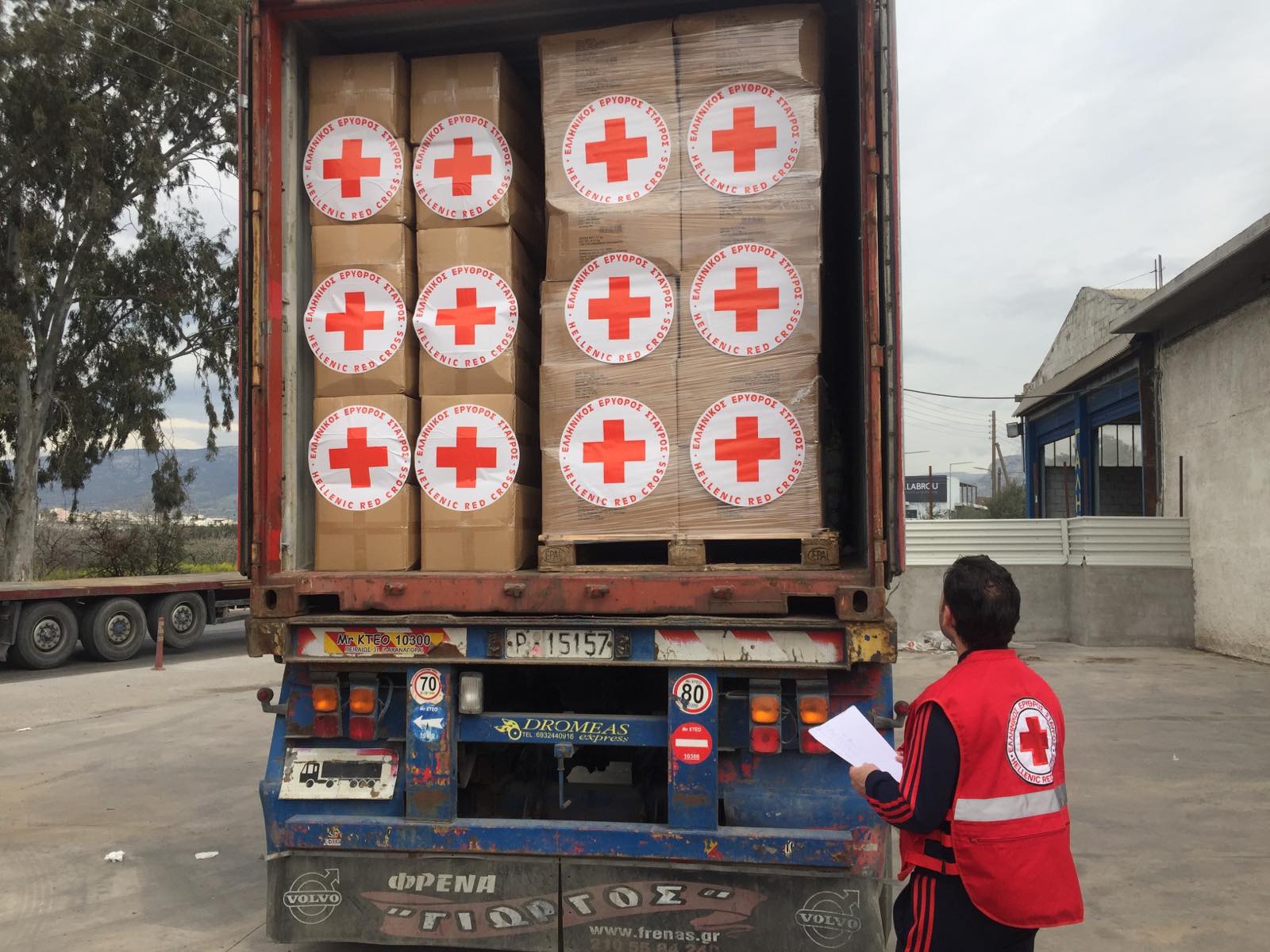 Ο Ελληνικός Ερυθρός Σταυρός ενισχύει εκ νέου τους σεισμόπληκτους της Συρίας με 20 τόνους ανθρωπιστικού υλικού