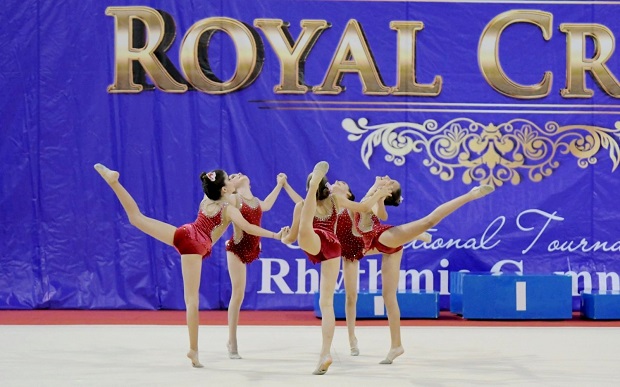 Ρεκόρ συμμετοχών στο 5ο Διεθνές Τουρνουά Ρυθμικής Γυμναστικής Royal Crown, στη Θεσσαλονίκη