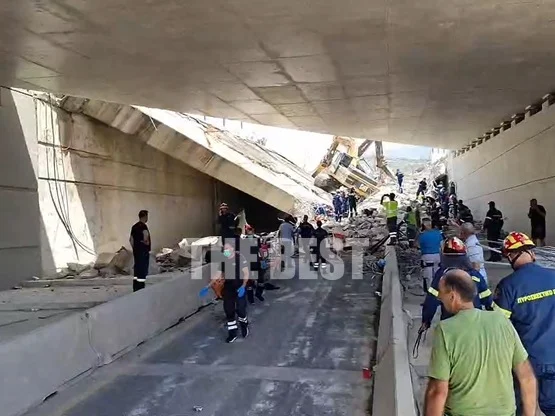 Πάτρα: Κατέρρευσε τμήμα γέφυρας – Αναφορές για εγκλωβισμένους και τραυματίες  (video)