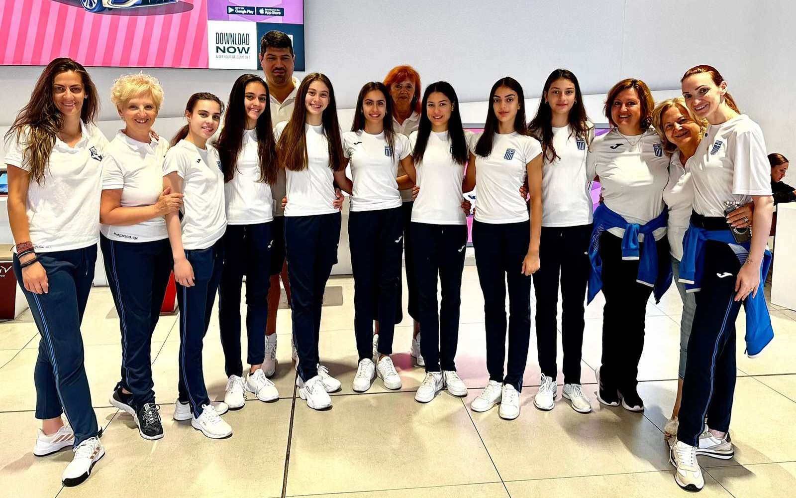 Πρόβα τζενεράλε στο παγκόσμιο κύπελλο του Μιλάνου για την Εθνική ομάδα της ρυθμικής γυμναστικής