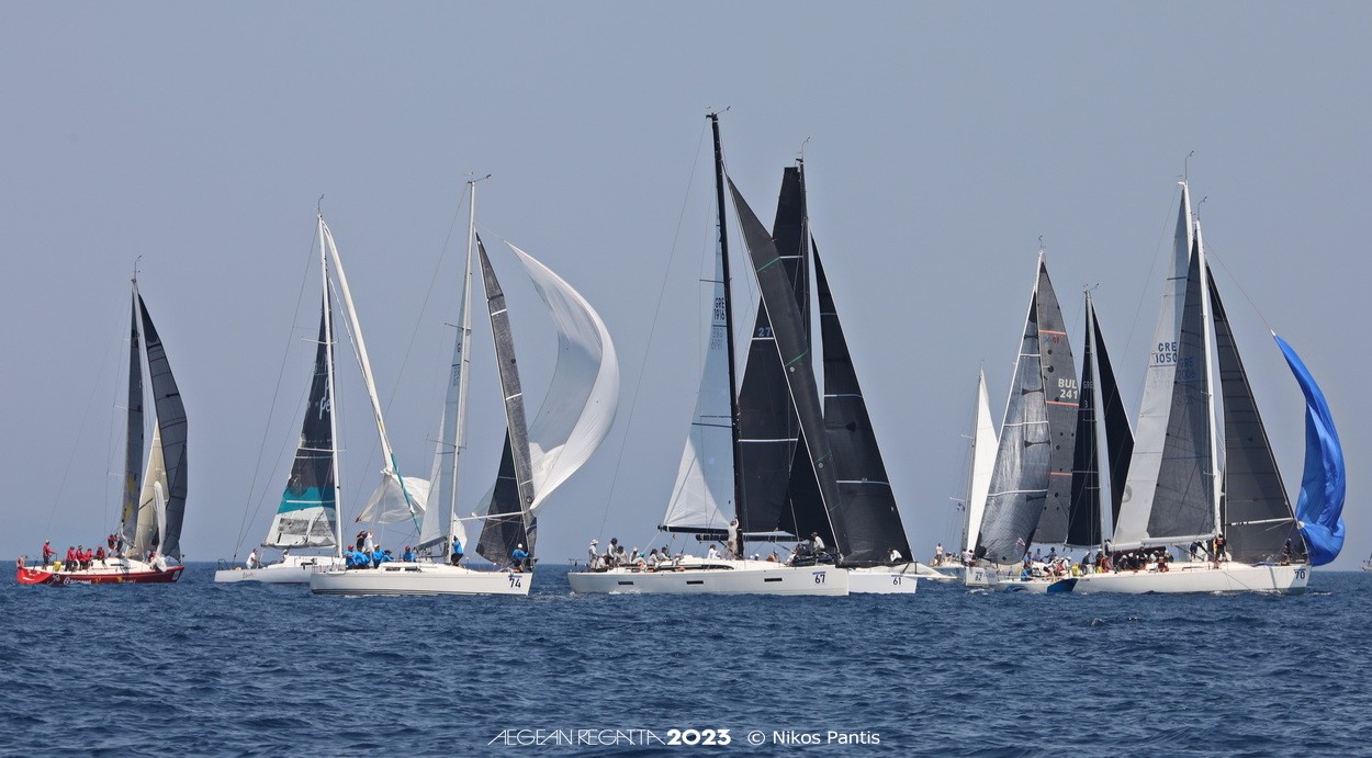 Σκληρές ιστιοπλοϊκές μονομαχίες στην Aegean Regatta 2023