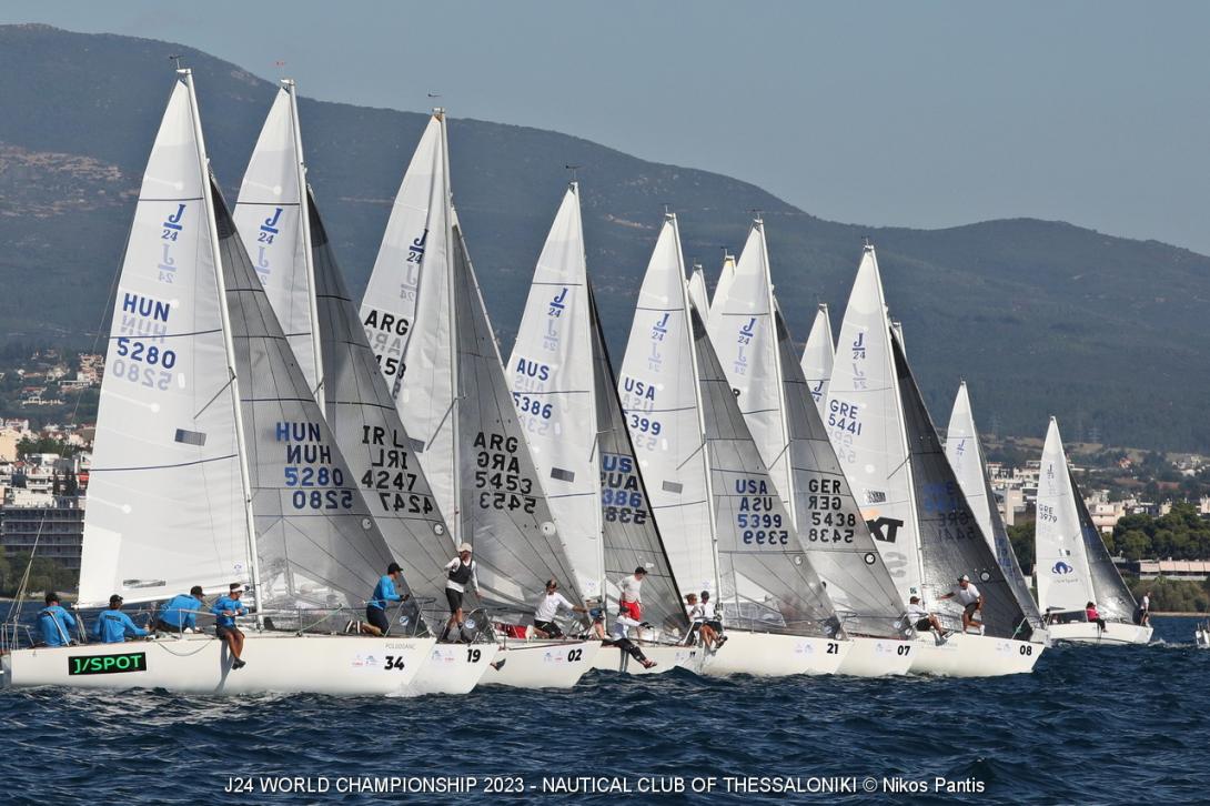 Δύο ακόμα ιστιοδρομίες για την τρίτη μέρα του Παγκόσμιου Πρωταθλήματος J24 στην Θεσσαλονίκη