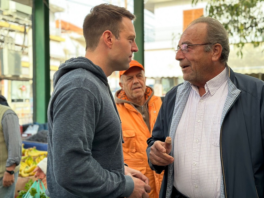 Στ. Κασσελάκης στη Μεγαλόπολη: Ένα κόμμα το οποίο δεν ακούει τη βάση του, δεν δικαιούται να είναι κόμμα εξουσίας