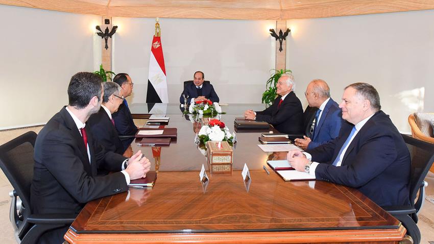 Συνάντηση Δ. Κοπελούζου με τον πρόεδρο της Αιγύπτου Αμπντέλ Φατάχ Αλ Σίσι
