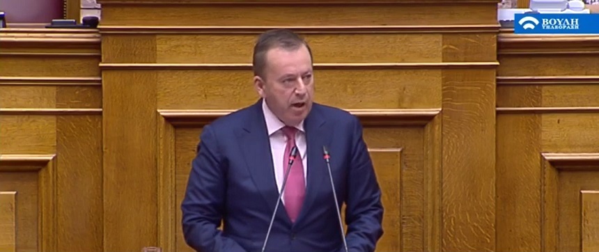 Β. Κόκκαλης στη Βουλή: Ανίκανη η κυβέρνηση, παραδίδει σε ανώνυμη εταιρεία το δικαίωμα της προστασίας της ζωής, της περιουσίας και του νερού στη Θεσσαλία