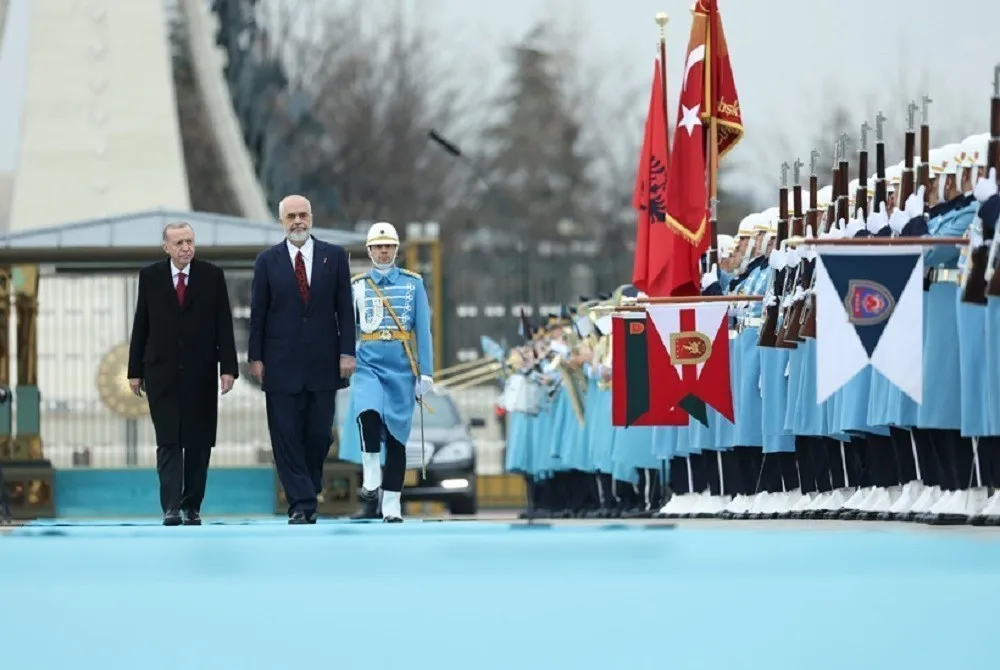 Επίσκεψη του πρωθυπουργού της Αλβανίας Έντι Ράμα στην Άγκυρα