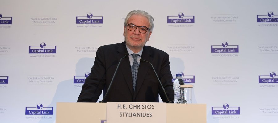 Χρήστος Στυλιανίδης: “Η Ελλάδα θα παίξει πρωταγωνιστικό ρόλο στην πορεία προς την απανθρακοποίηση και την πράσινη ναυτιλία”.