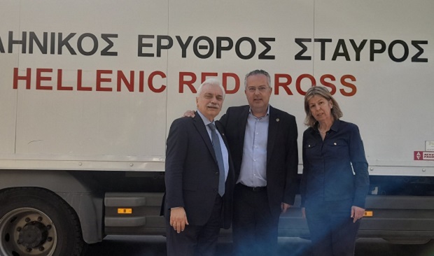 Η Κεντρική Διοίκηση του Ελληνικού Ερυθρού Σταυρού προσέφερε είδη πρώτης ανάγκης στο Κοινωνικό Παντοπωλείο του Δήμου Παπάγου-Χολαργού
