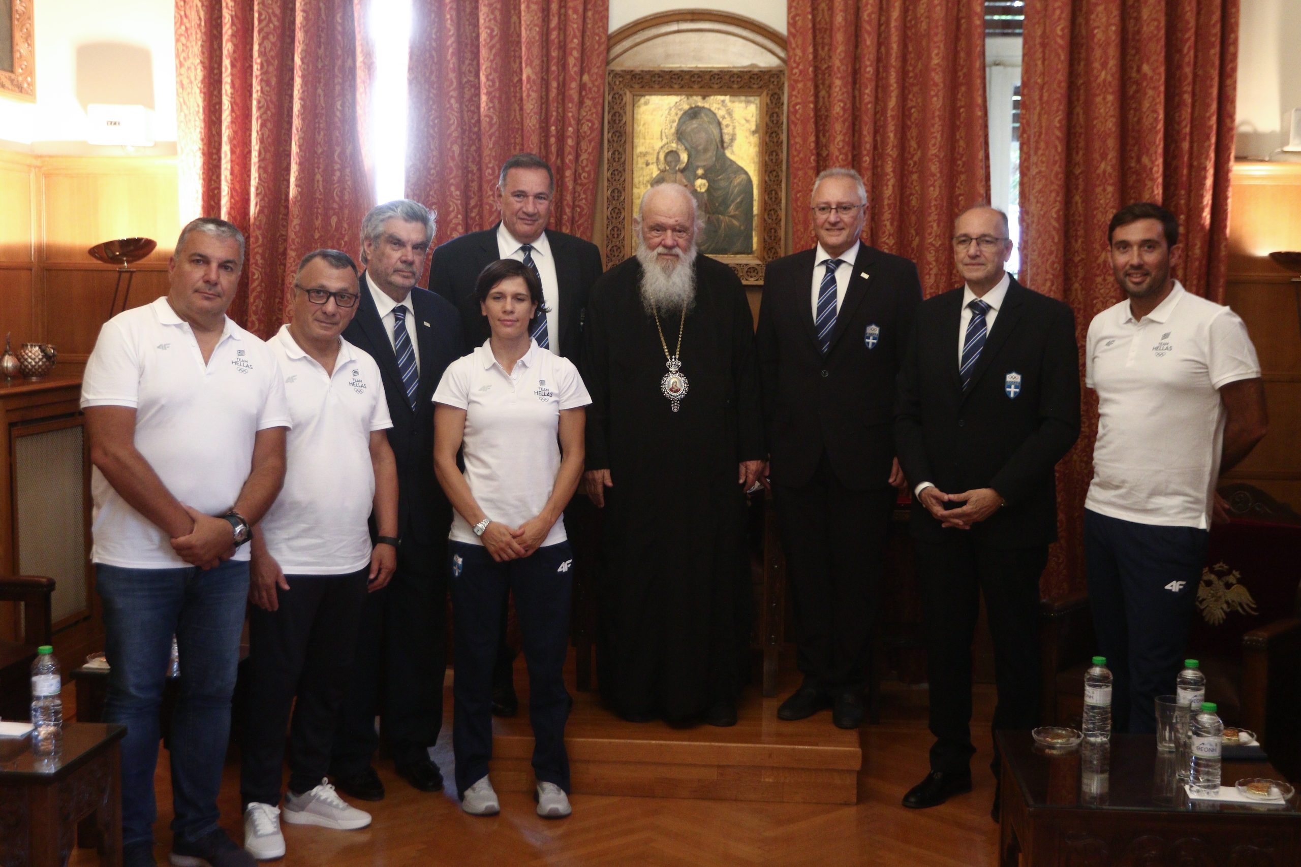 Η ευχή του Αρχιεπισκόπου Αθηνών και Πάσης Ελλάδας στην Ολυμπιακή ομάδα