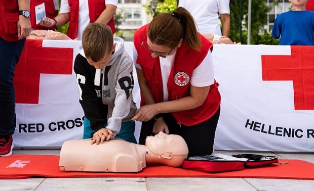 Ο Ελληνικός Ερυθρός Σταυρός γιορτάζει την Παγκόσμια Ημέρα Πρώτων Βοηθειών με μεγάλη δράση για μικρούς και μεγάλους στην Πλατεία Συντάγματος (11/9)