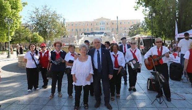 Ο Ελληνικός Ερυθρός Σταυρός διοργάνωσε μεγάλη δράση ενημέρωσης και ευαισθητοποίησης για την Τρίτη Ηλικία στην Πλατεία Συντάγματος