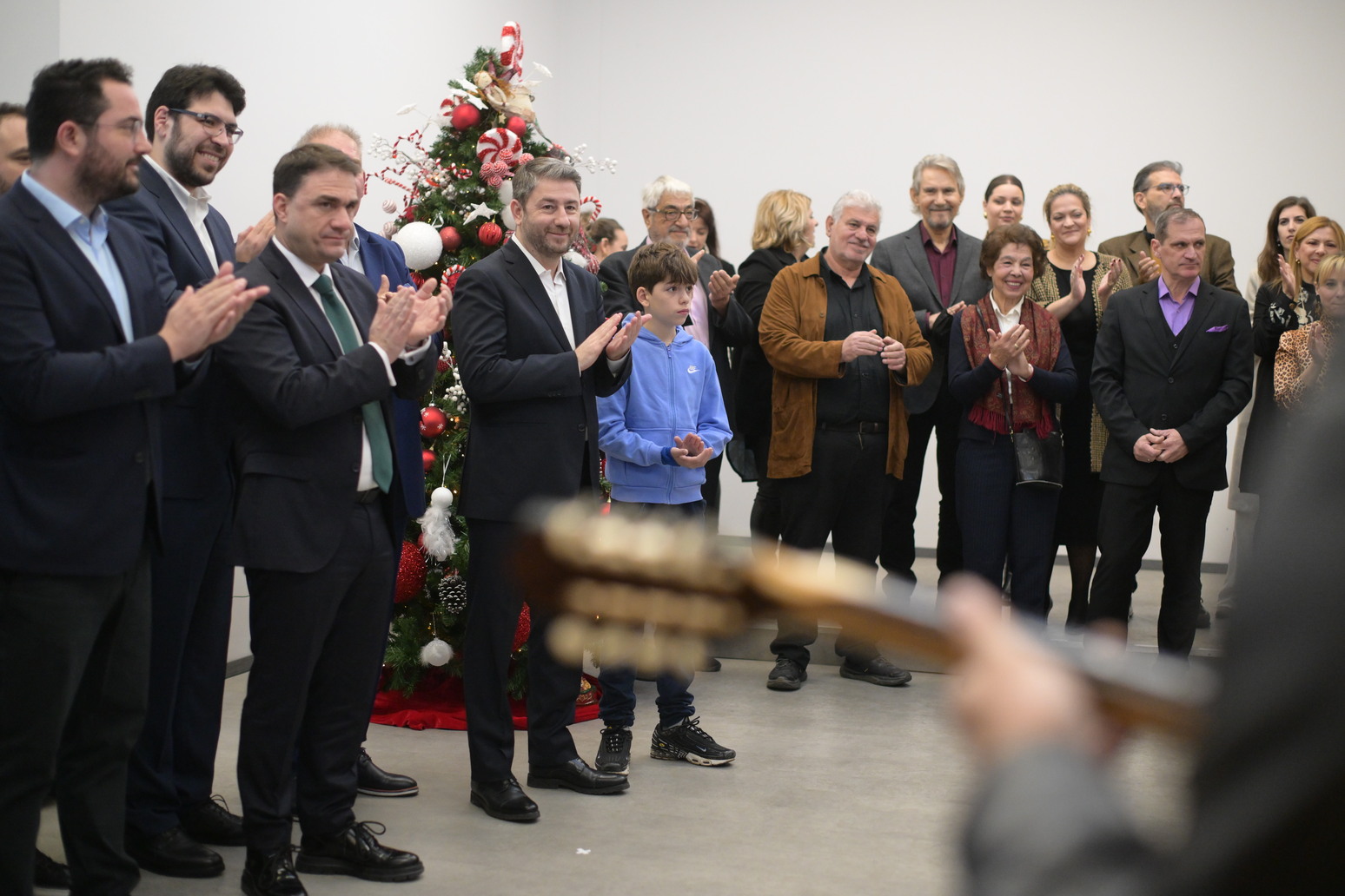 Τα πρωτοχρονιάτικα κάλαντα άκουσε ο Ν. Ανδρουλάκης