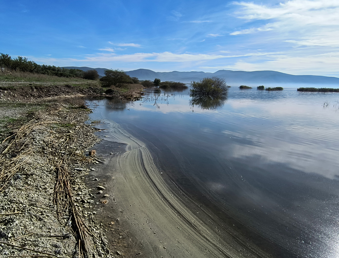 Η ποιότητα της λίμνης Κάρλας πριν και μετά την πλημμύρα του 2023