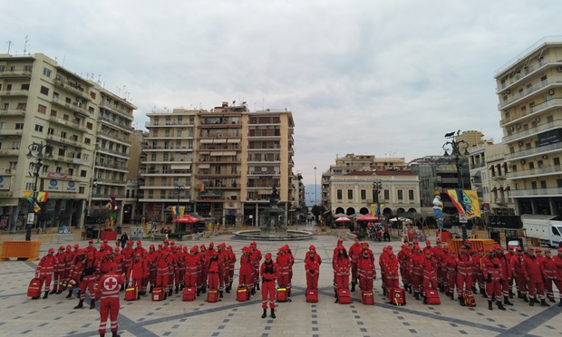 Ο Ελληνικός Ερυθρός Σταυρός με 150 εθελοντές Σαμαρείτες-Διασώστες και έμπειρο νοσηλευτικό προσωπικό στο Καρναβάλι της Πάτρας